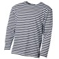 Preview: MFH Russisches Marine Shirt, weiß-blau, langarm, Sommer